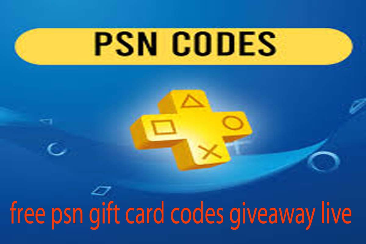 free psn gift card codes giveaway live