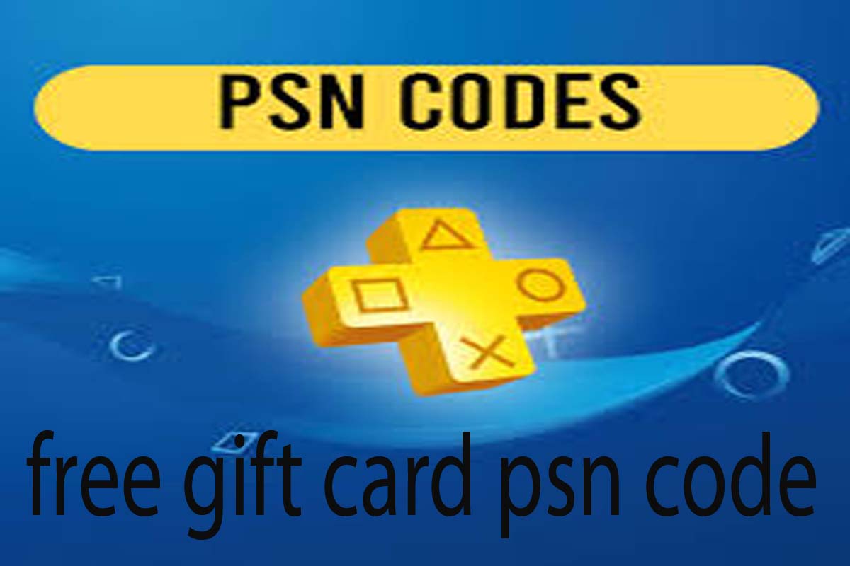 free gift card psn code