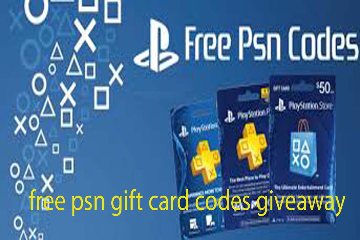 free psn gift card codes giveaway